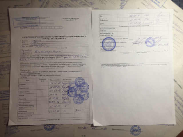 Паспорт здоровья работника в Екатеринбурге - информация
